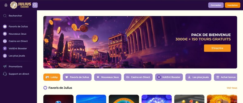 Un aperçu de julius casino online Un aperçu de julius casino online